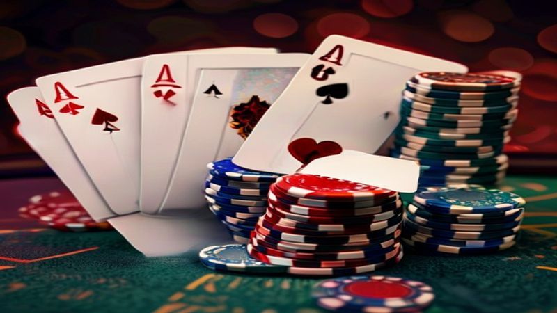 Minh họa chiến thuật Poker Texas Hold'em tại 0K33
